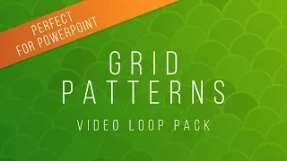 Grid Pattern Animated Video Background Loops Pack for PowerPoint