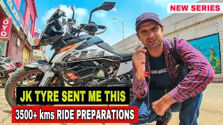 JK TYRE Gave me this 😍 3500+ kms Ride Preprations | #xBhpJKsmartRide | KTM 390 Adventure