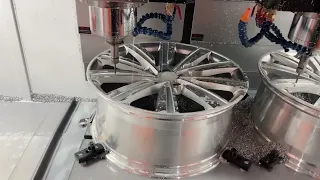 Forged wheel hub processing