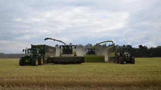 GPS-Ernte 2024  Koehl.Harvest-LLH Agrarservice   #johndeere #claas #krone #joskin #deutz_fahr