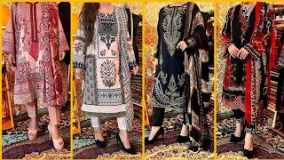 Pakistani lawn suits designs 2024 ||Pakistani Embroidery suits ||Pakistani 3pc suits