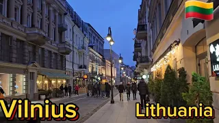 🇱🇹Vilnius. Walking tour in the old town |November 2023| Lithuania (Litouwen)