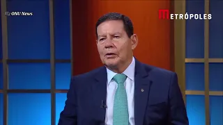 Mourão diz que Brasil condena a guerra na Ucrânia em entrevista à agência de notícias da ONU