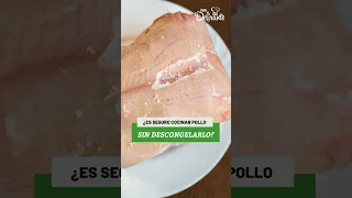 Cocinar el pollo sin descongelar: conoce cuáles son sus riesgos