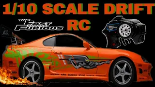 Jada Toys FAST & FURIOUS Brian's Toyota Supra Drift RC 1/10th scale