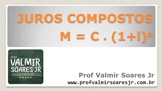 MATEMÁTICA FINANCEIRA PARA CONCURSOS - AULA 03 - JUROS COMPOSTOS