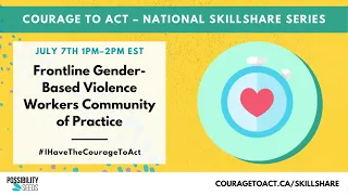 Frontline GBV Campus Workers Community of Practice - National Skillshare Series