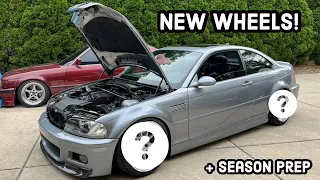 The E46 M3 Gets New Wheels Again! Prepping the M3 for the Season
