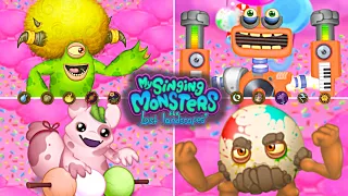 Candy Island All Monsters || My singing Monsters The Lost Landscape