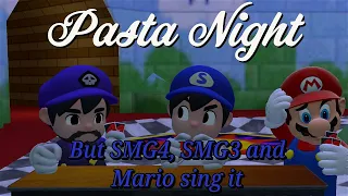 NIGHT AT THE CASTLE | Pasta Night but SMG4, SMG3 and Mario sing it (FNF Cover)