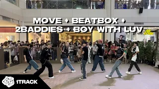 [KPOP IN PUBLIC] MOVE + BEATBOX + 2 BADDIES + BOY WITH LUV | Dance Cover By 1TRACK (Thailand)