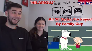 British Couple Reacts All 50 States Portrayed By Family Guy