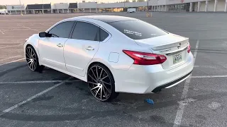 16 Nissan Altima SR on 24s