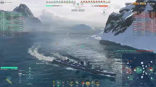 Kitakaze | 2xCV battle, 4 kills, 131k damage | World of Warships | destroyer