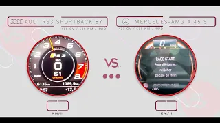 AUDI RS3 8Y VS MERCEDES AMG A45 S // 0 - 270 (2023)