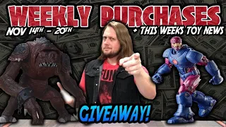 Weekly Purchases for the Week of Nov 14th 2021! Rancor, Sentinels, Giveaway!