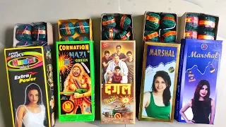 Testing Different types of sutli fireworks stash | Diwali stash 2019| Crackers testing 2019