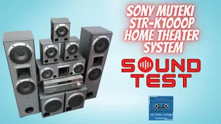 Sony Muteki STR-K1000P Sound Test