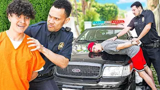 Last to Get ARRESTED Wins $10,000 (Hide & Seek vs Police)