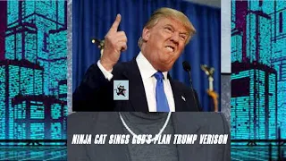 Ninja Cat Singing God's Plan Trump Remix (Meme Video)