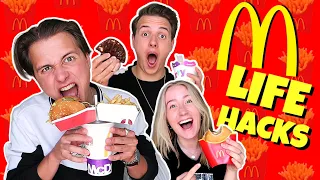 10 MCDONALDS LIFE HACKS!! (Du SKAL prøve!)