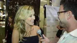Korie Robertson talks on red carpet with Pblcty's, Ryan Saniuk, prior to Sherri Hill Show