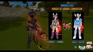 FlyFF Universe - Ranger 150 Hainure Set vs 135 Vizes Set