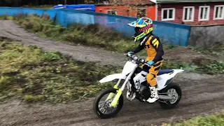 Husqvarna TC 65 2020. ☺️ My first time on dirt bike 65cc