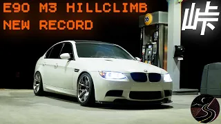 E90 M3 Driver sets Hill Climb Record [ RAW 4K ] Onboard