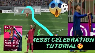 HOW TO DO MESSI CELEBRATION IN PES 2021 MOBILE