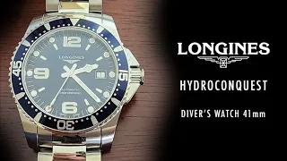 Watch Unboxing - Longines HydroConquest Automatic Blue Dial. Diver's Watch