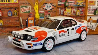 Toyota Celica Turbo 4WD St185 #2  Rallye Monte Carlo 1992 C.Sainz-L.Moya Otto 1:18