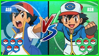 Pokemon Battle Pedia: Galar Ash Vs Unova Ash