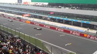 2013 Indian Grand Prix Start F1