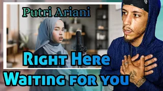 Putri Ariani - Right Here Waiting For You (cover) *REACTION*