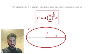 How to calculate the circumference of an ellipse - NEW METHOD