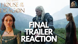House Of The Dragon Season 2 Final Trailer REACTION | HUGE ANNOUNCEMENT | Bad Thoughts Studio