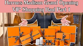 NYC Hermes Madison Boutique Grand Opening | VIP Shopping Experience & Story | Hermes Unboxing Part 1