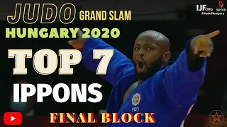Judo / Дзюдо TOP 7 IPPONS Grand-Slam HUNGARY 2020 Final Block