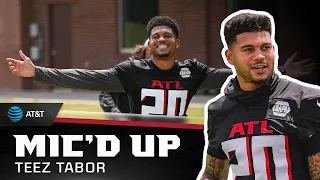 Teez Tabor is mic'd up in Mercedes-Benz Stadium | AT&T Training Camp | Atlanta Falcons | Wired