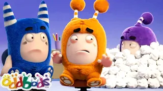 Kâğıt Top Oyunu | Oddbods | YENİ | Çocuklar için Çizgi Filmler