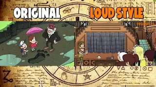 The Loud House Movie: "Gravity Falls" Opening (Side-By-Side Comparison)