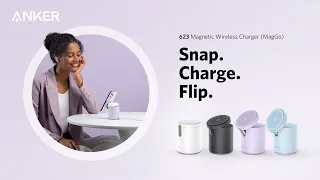 Anker 623 Magnetic Wireless Charger (MagGo) | Snap. Charge. Flip.