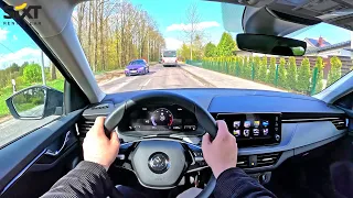 2024 Skoda Scala [ 1.0l 95hp MT5 ] POV Test Drive | Consumption | 4K HDR Video Quality