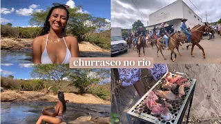 COMEÇOU O #NAHTODODIA 💕 VLOG EM MINAS! DIA NO RIO + CHURRASCO / CAVALGADA / FEIRINHA LIVRE e SHOWS!