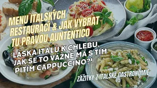 Vyznejte se v menu italských restaurací a poznejte, jak se Italové opravdu stravují! | #italie