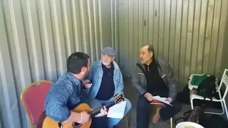 Lucas Sugo con Larbanois & Carrero - Ensayo "Cuando cante el gallo azul"