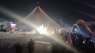 В Перми зажгли огни на главной новогодней елке