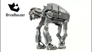 LEGO STAR WARS 75189 Heavy Assault Walker Speed Build for Collecrors Collection The Last Jedi (4/18)