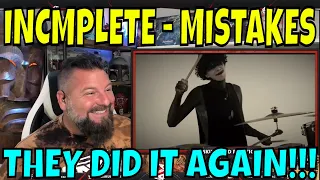Incmplete - Mistakes (Official Music Video) OLDSKULENERD REACTION